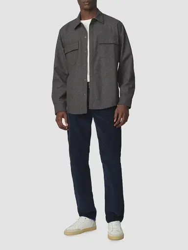 Joe's Jeans Men's Pocket Flannel Overshirt - Grey - Size XXL | Thumbnail 2 Joe's Jeans Men's Pocket Flannel Overshirt - Grey - Size XXL | Thumbnail 2