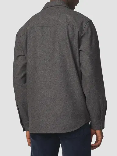 Joe's Jeans Men's Pocket Flannel Overshirt - Grey - Size XXL | Thumbnail 3 Joe's Jeans Men's Pocket Flannel Overshirt - Grey - Size XXL | Thumbnail 3
