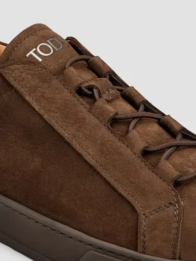 Tod's Men's Sportivo Suede Low-Top Sneakers - Dark Brown - Size 13.5 | Thumbnail 5 Tod's Men's Sportivo Suede Low-Top Sneakers - Dark Brown - Size 13.5 | Thumbnail 5