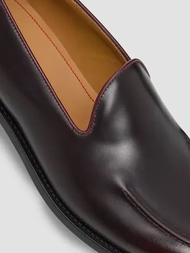 Kiton Men's Leather Slipper Loafers | Thumbnail 5 Kiton Men's Leather Slipper Loafers | Thumbnail 5