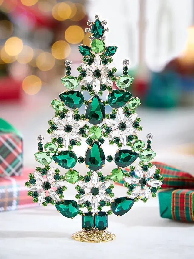 Exclusively Ours Sparkly Crystal Christmas Tree Decoration