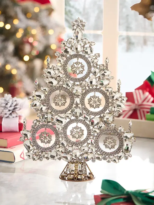 Exclusively Ours Snowflakes Crystal Christmas Tree Decoration