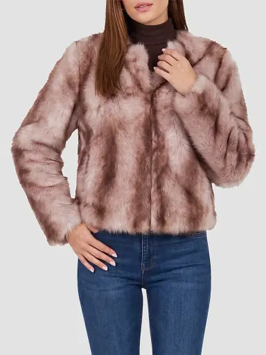 Gorski Women's Toscana Shearling Lamb Collarless Coat - Size XL | Thumbnail 3