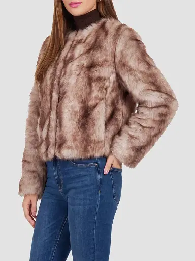 Gorski Women's Toscana Shearling Lamb Collarless Coat - Size XL | Thumbnail 4