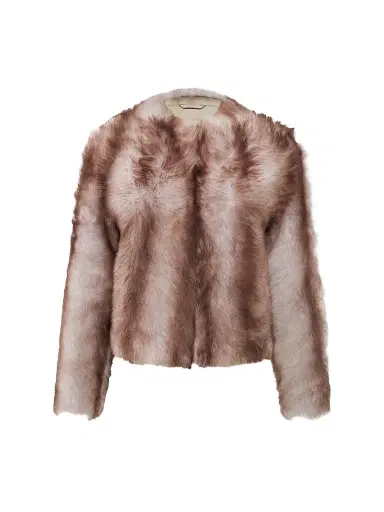 Gorski Women's Toscana Shearling Lamb Collarless Coat - Size XL | Thumbnail 1