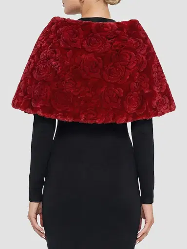 Gorski Women's Select Lamb Rose Cut Capelet | Thumbnail 5 Gorski Women's Select Lamb Rose Cut Capelet | Thumbnail 5
