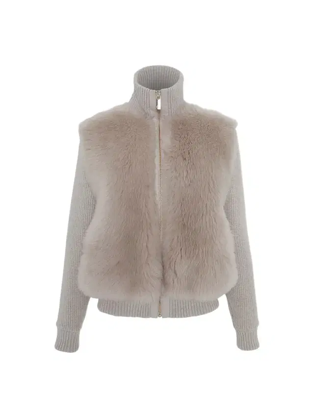 Gorski Women's Wool Blend Quilted Down Coat - Beige - Size Large