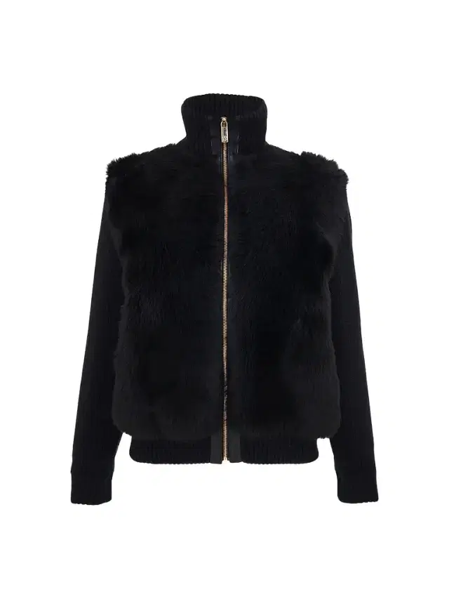 Gorski Women's Wool Blend Quilted Down Coat - Black - Size XL