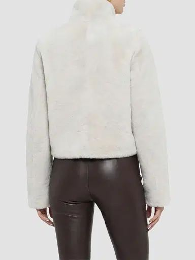 Gorski Women's Merino Shearling Lamb Coat - Cream - Size Large | Thumbnail 5 Gorski Women's Merino Shearling Lamb Coat - Cream - Size Large | Thumbnail 5