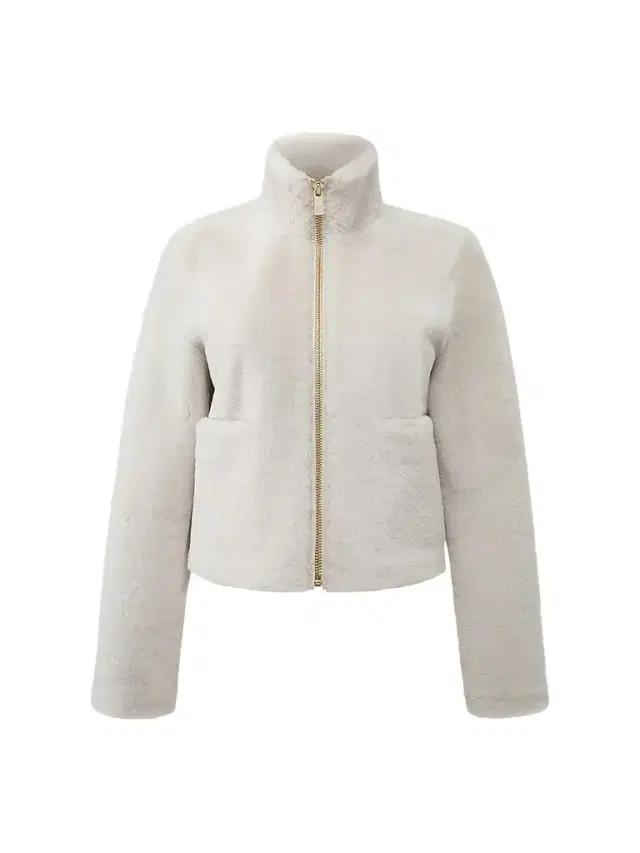 Gorski Women's Merino Shearling Lamb Coat - Cream - Size Large