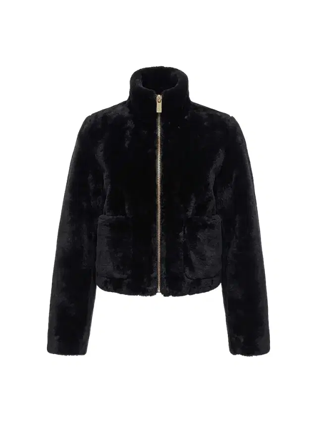 Gorski Women's Merino Shearling Lamb Coat - Black - Size Large
