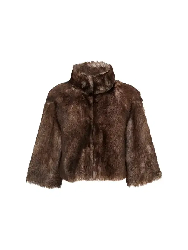 Gorski Women's Select Shearling Lamb Bolero Coat - Brown - Size XL