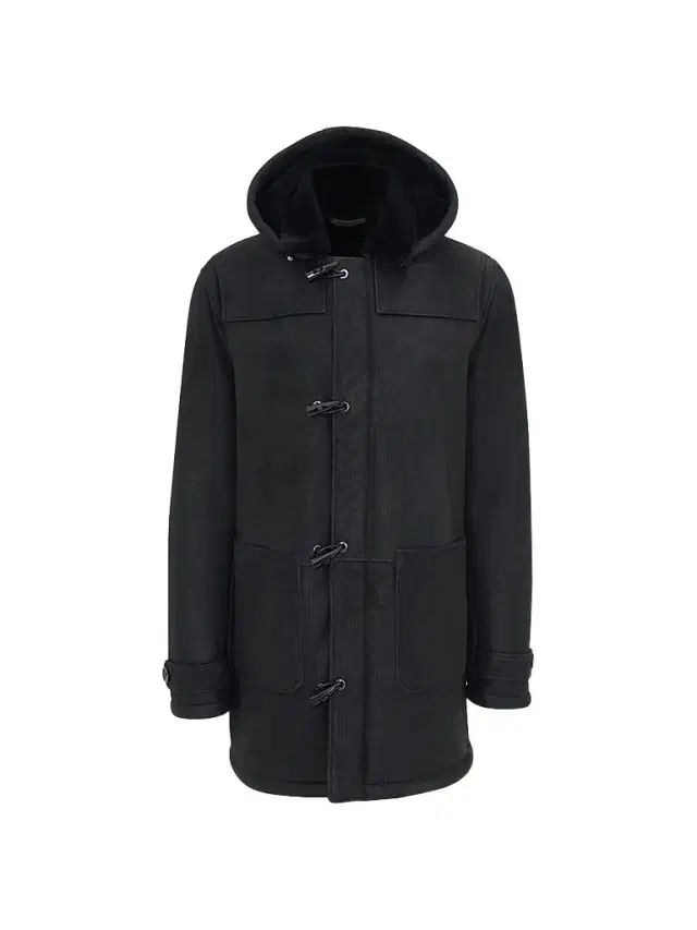 Gorski Men's Embossed Merino Shearling Lamb Jacket - Black