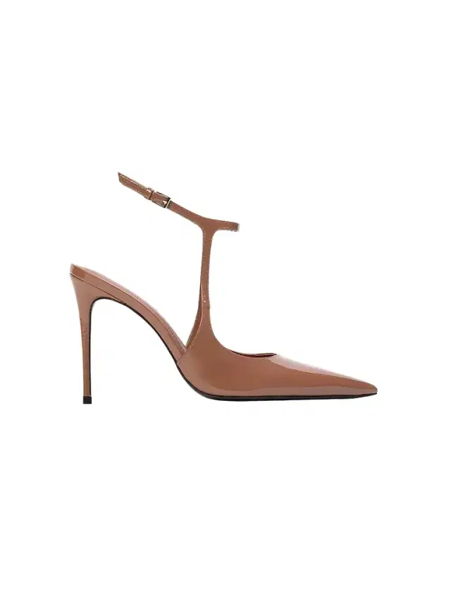 Black Suede Studio Women's Runa 100MM Pumps - Mousse Patent Leather - Size 12