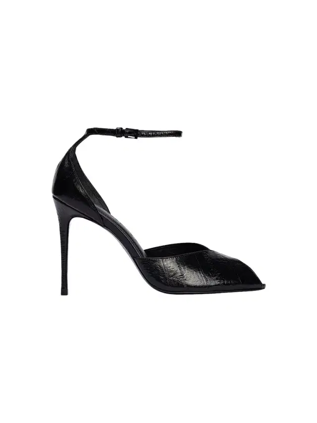 Black Suede Studio Women's Cala 100MM Sandals - Black Mix - Size 12
