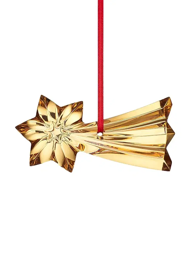 Baccarat Louxor Shooting Star Ornament - Gold