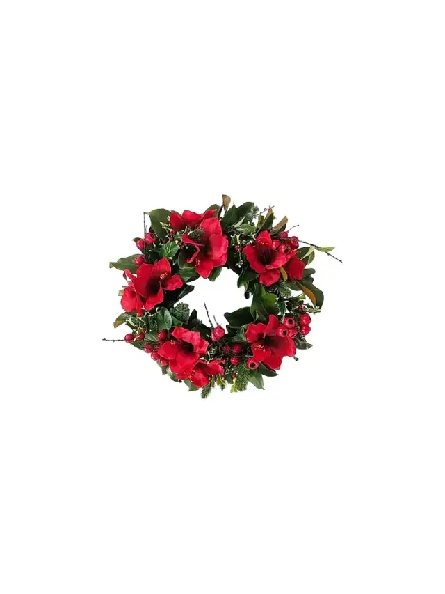 Winward Home Amaryllis Wreath