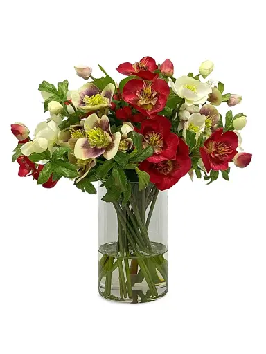 Winward Home Holiday Newness Faux-Hellebores Arrangement | Thumbnail 1