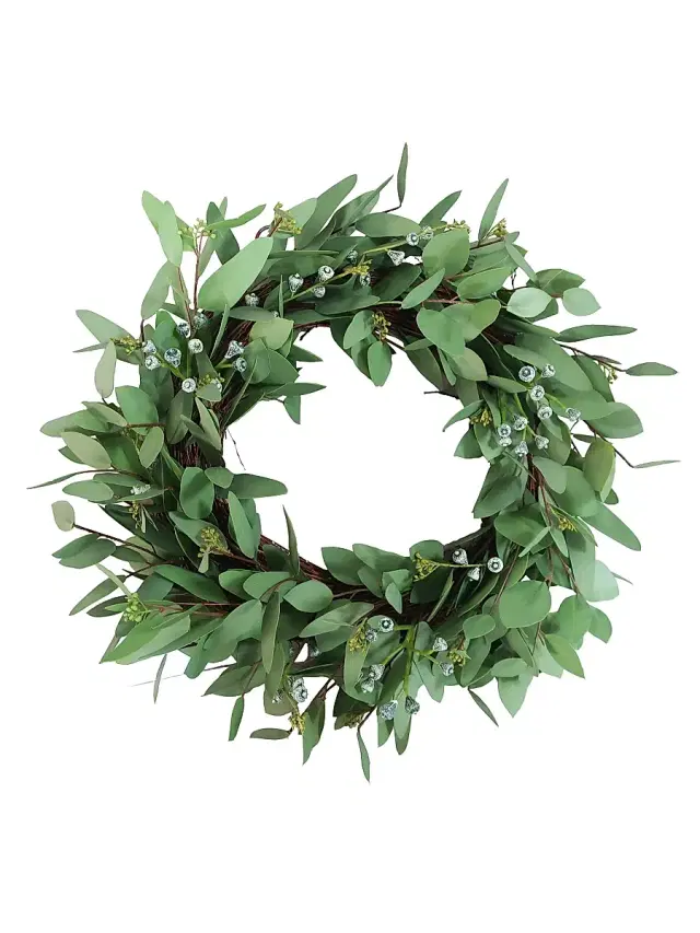 Winward Home Seeded Eucalyptus Wreath