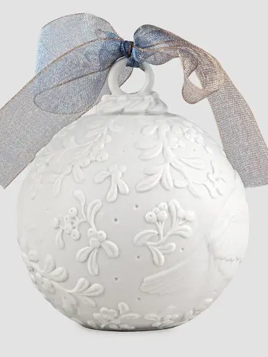 Lladro Annual Christmas Collectibles 2026 Christmas Ball Ornament - White And Blue | Thumbnail 5