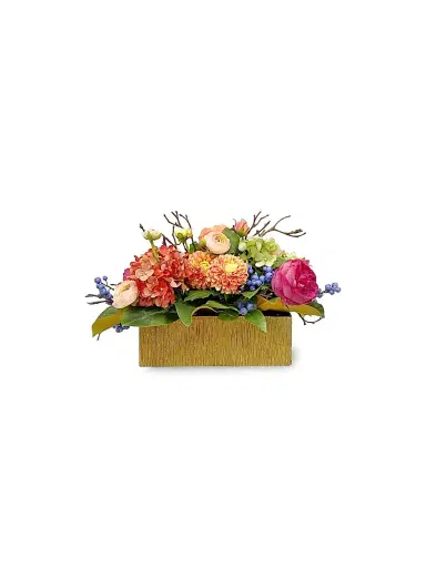Winward Home Mixed Artificial Flowers In Ceramic Vessel | Thumbnail 1 Winward Home Mixed Artificial Flowers In Ceramic Vessel | Thumbnail 1