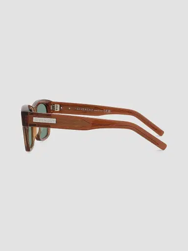 Givenchy Men's Day 55MM Rectangular Sunglasses - Red Green | Thumbnail 3
