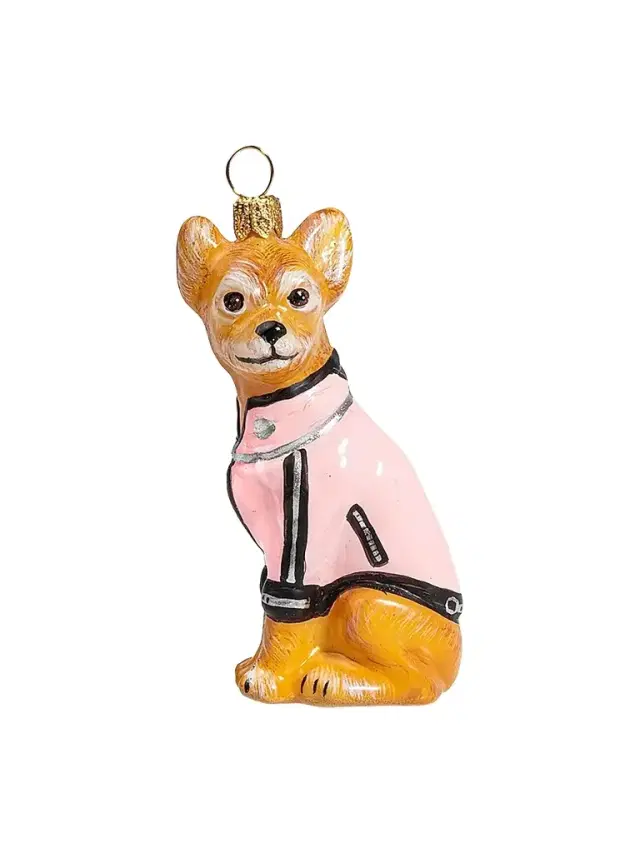 Joy To The World Chihuahua Tree Ornament
