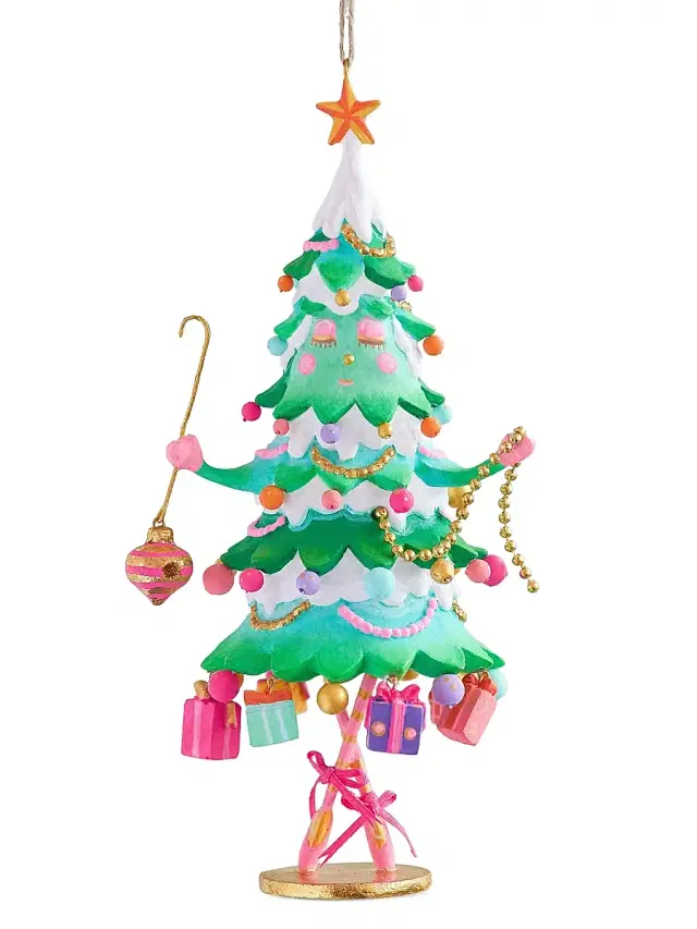Glitterville Pinesy on Pointe Ornament