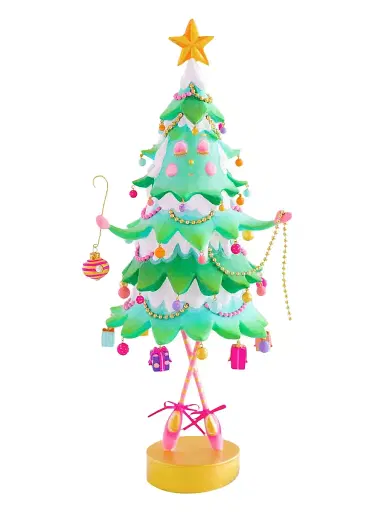Glitterville Pinesy on Pointe Tabletop Tree Figurine | Thumbnail 1 Glitterville Pinesy on Pointe Tabletop Tree Figurine | Thumbnail 1