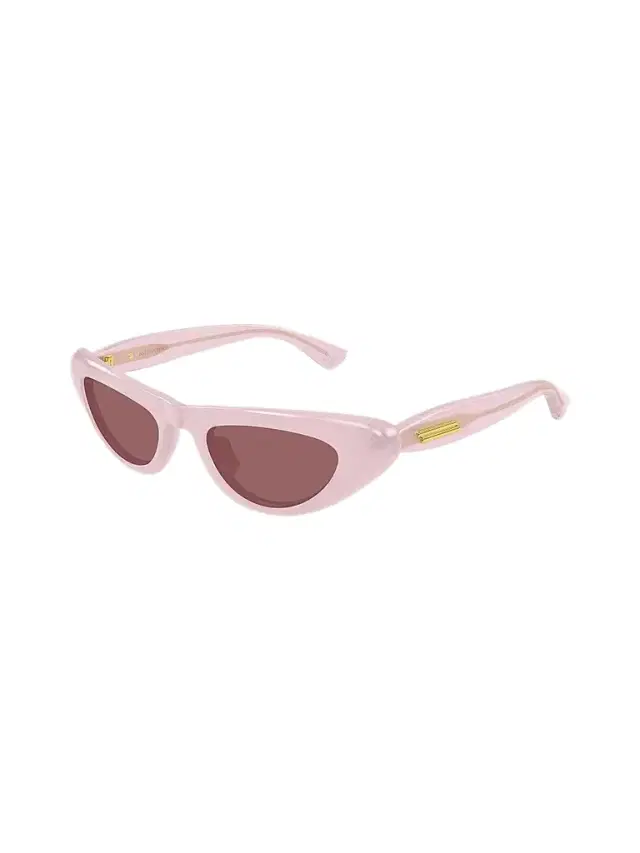 Bottega Veneta Women's Mini Curvy 51MM Cat-Eye Sunglasses - Pink