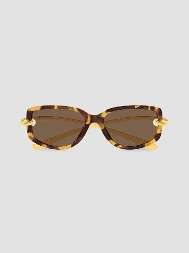 Bottega Veneta Women's Knot 59MM Rectangular Sunglasses | Thumbnail 2