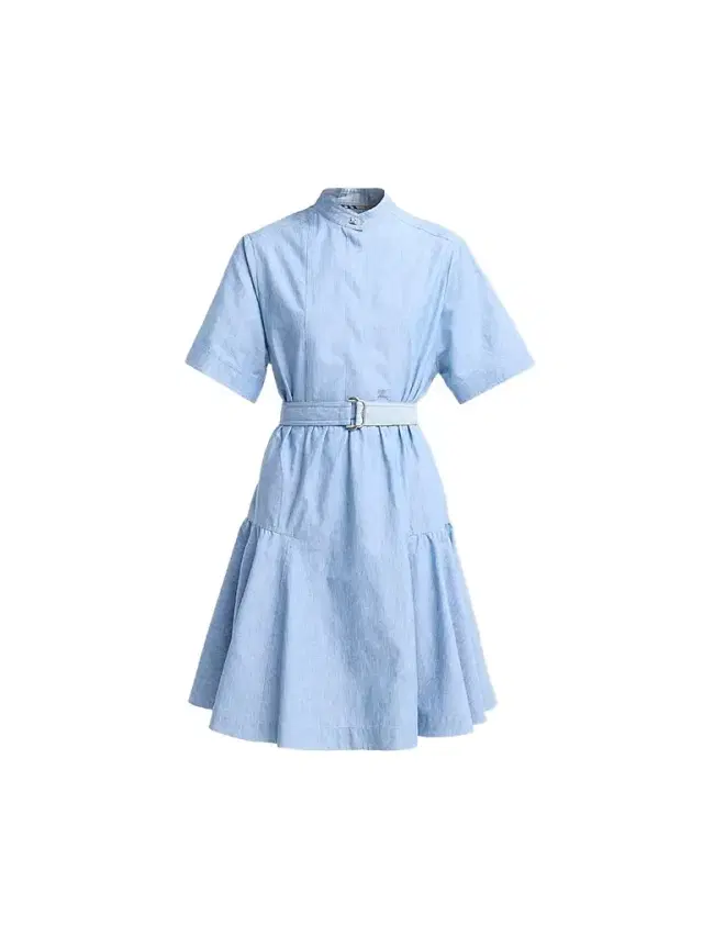 Burberry Women's Jean Denim Belted Dress - Stoke Blue Melange
