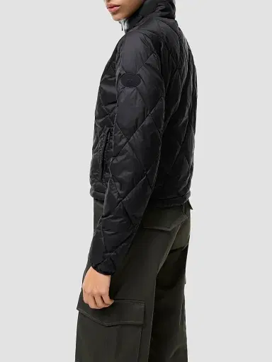 Burberry Women's Bramford Quilted Zip Jacket - Black - Size XXS | Thumbnail 4