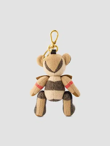 Burberry Women's Thomas Check Bear Bag Charm | Thumbnail 3 Burberry Women's Thomas Check Bear Bag Charm | Thumbnail 3