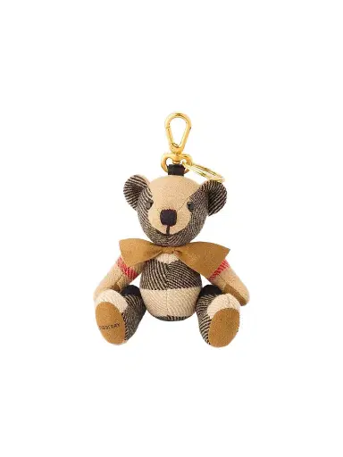 Burberry Women's Thomas Check Bear Bag Charm | Thumbnail 1 Burberry Women's Thomas Check Bear Bag Charm | Thumbnail 1