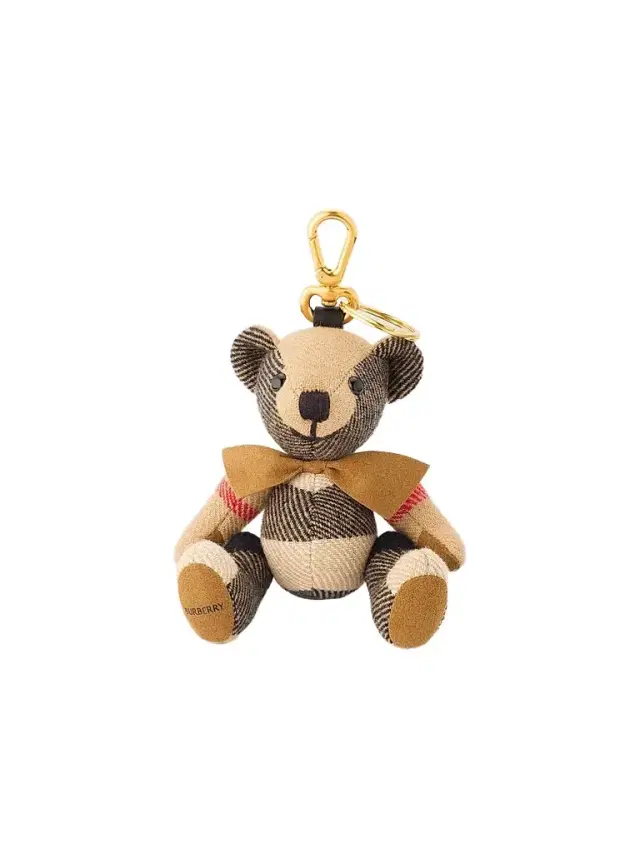 Women's Thomas Check Bear Bag Charm