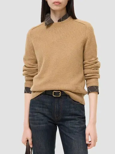 Burberry Women's Constance Cashmere Crewneck Sweater | Thumbnail 2 Burberry Women's Constance Cashmere Crewneck Sweater | Thumbnail 2