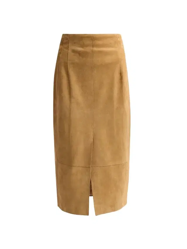 Akris Women's Suede Pencil Skirt