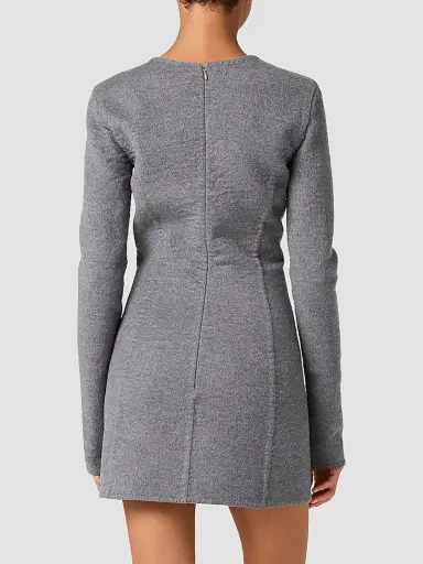 Miu Miu Women's Double Wool Dress | Thumbnail 3