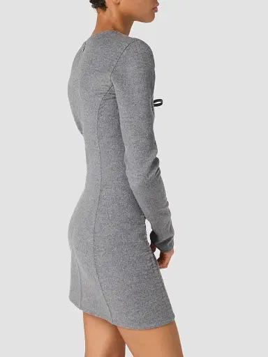 Miu Miu Women's Double Wool Dress | Thumbnail 4