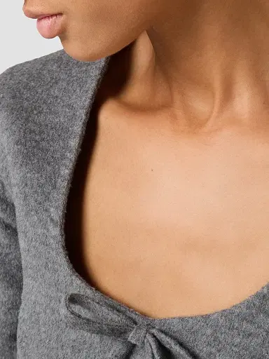 Miu Miu Women's Double Wool Dress | Thumbnail 5