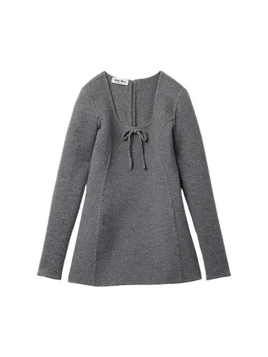 Miu Miu Women's Double Wool Dress | Thumbnail 1