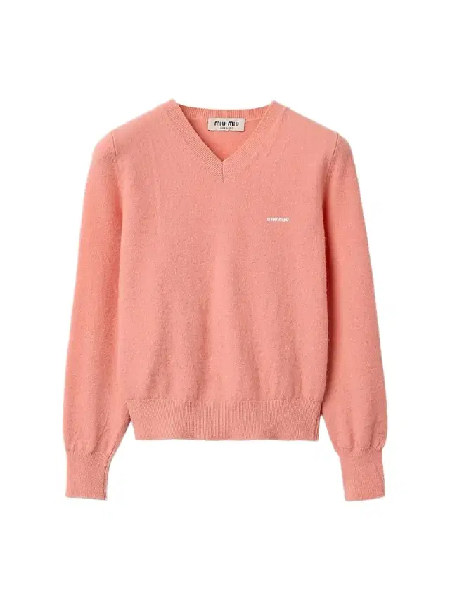 Women's V-Neck Wool Cardigan - Pink