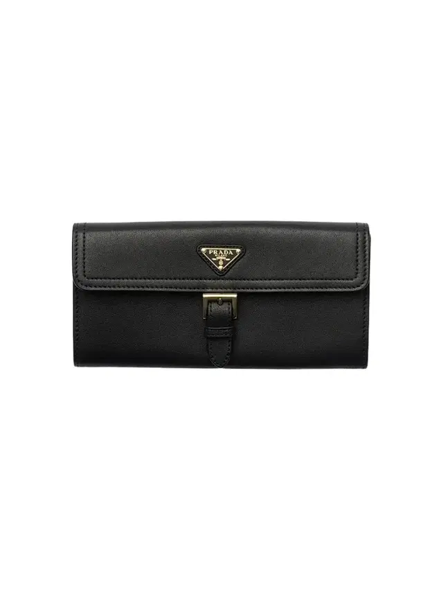 Prada Women's Nappa Leather Wallet - Black