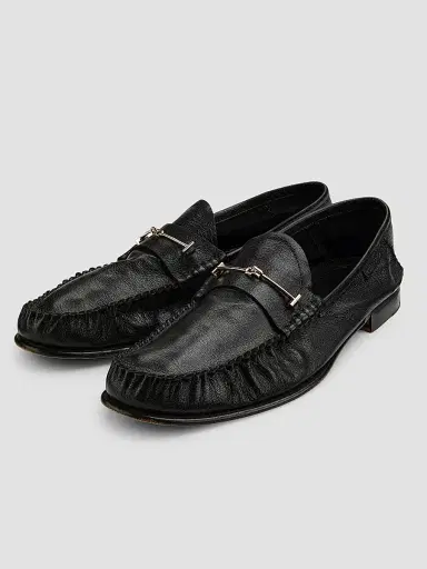 Tom Ford Men's Double T Hardware Leather Loafers | Thumbnail 2 Tom Ford Men's Double T Hardware Leather Loafers | Thumbnail 2