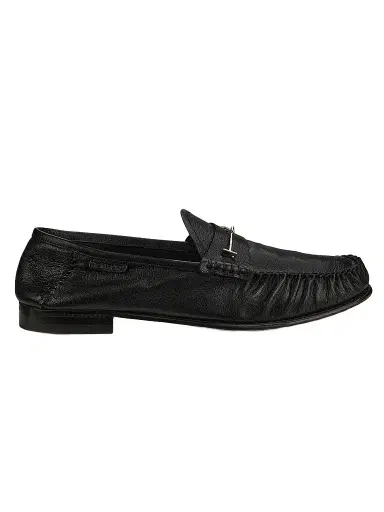 Tom Ford Men's Double T Hardware Leather Loafers | Thumbnail 1 Tom Ford Men's Double T Hardware Leather Loafers | Thumbnail 1