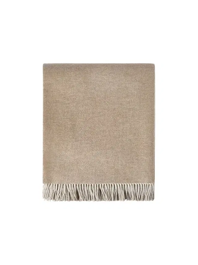 Brunello Cucinelli Two-Tone Cashmere Double Cloth Lightweight Throw
