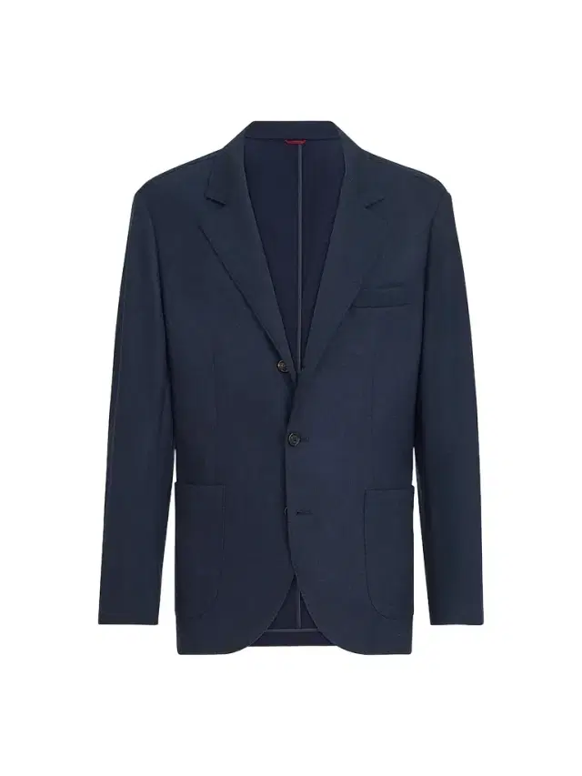 Brunello Cucinelli Men's Cashmere Jersey Blazer with Patch Pockets - Cobalt