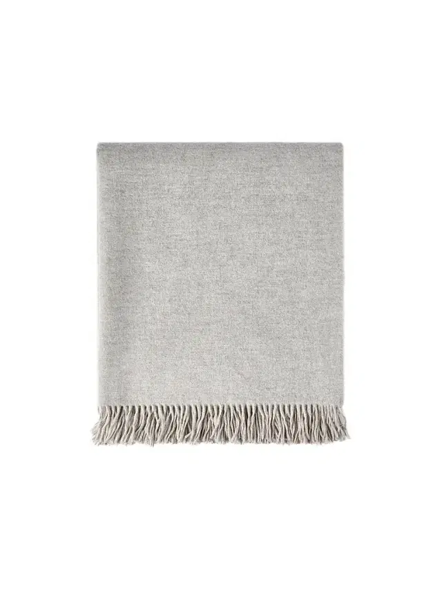 Brunello Cucinelli Two-Tone Cashmere Double Cloth Lightweight Throw