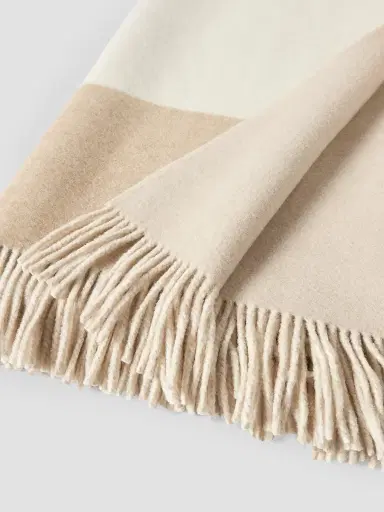 Brunello Cucinelli Cashmere Double Cloth Throw | Thumbnail 3 Brunello Cucinelli Cashmere Double Cloth Throw | Thumbnail 3